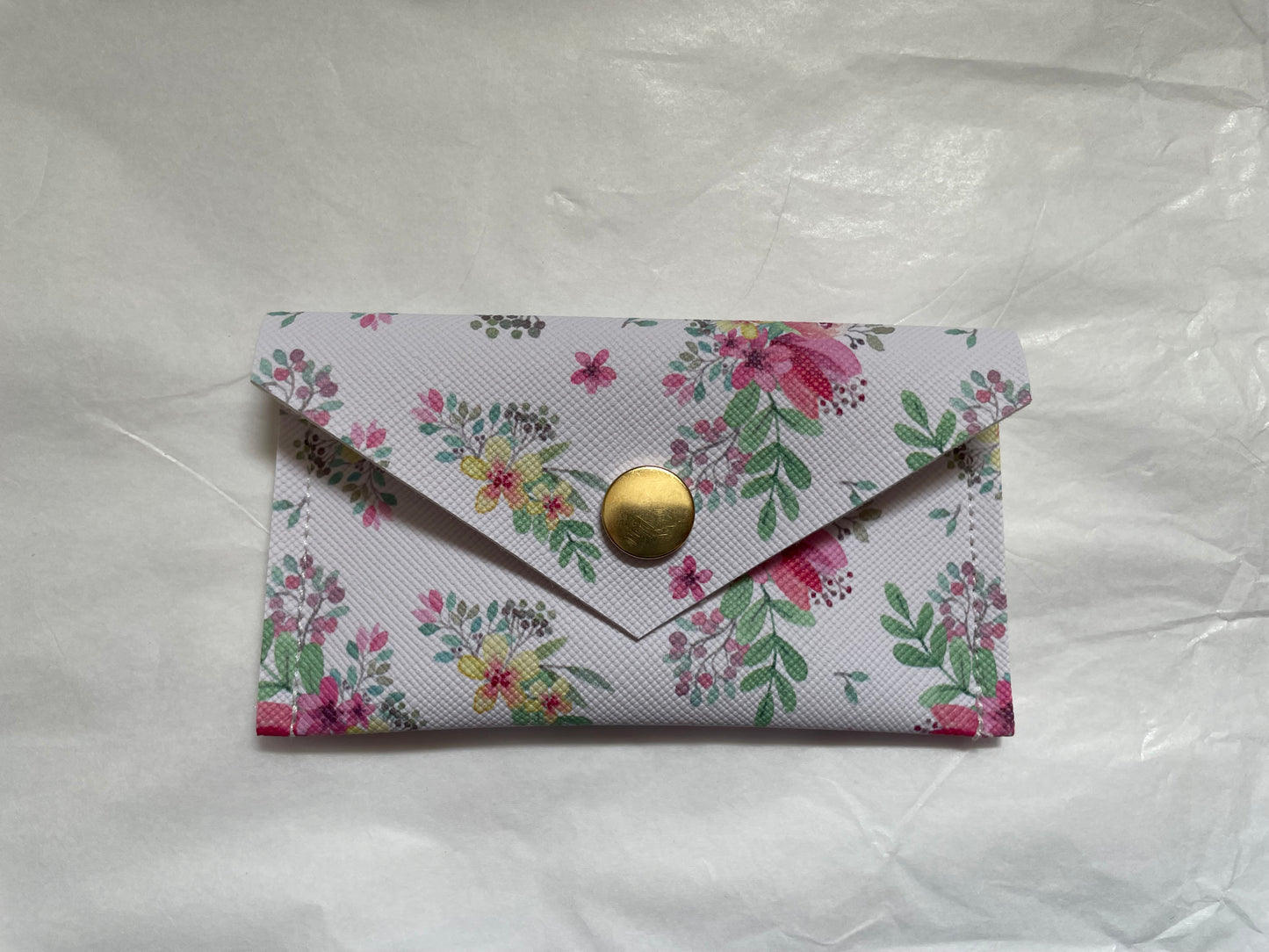 Handmade Floral Fold-Close Style Gift Card/ Business Card Holder