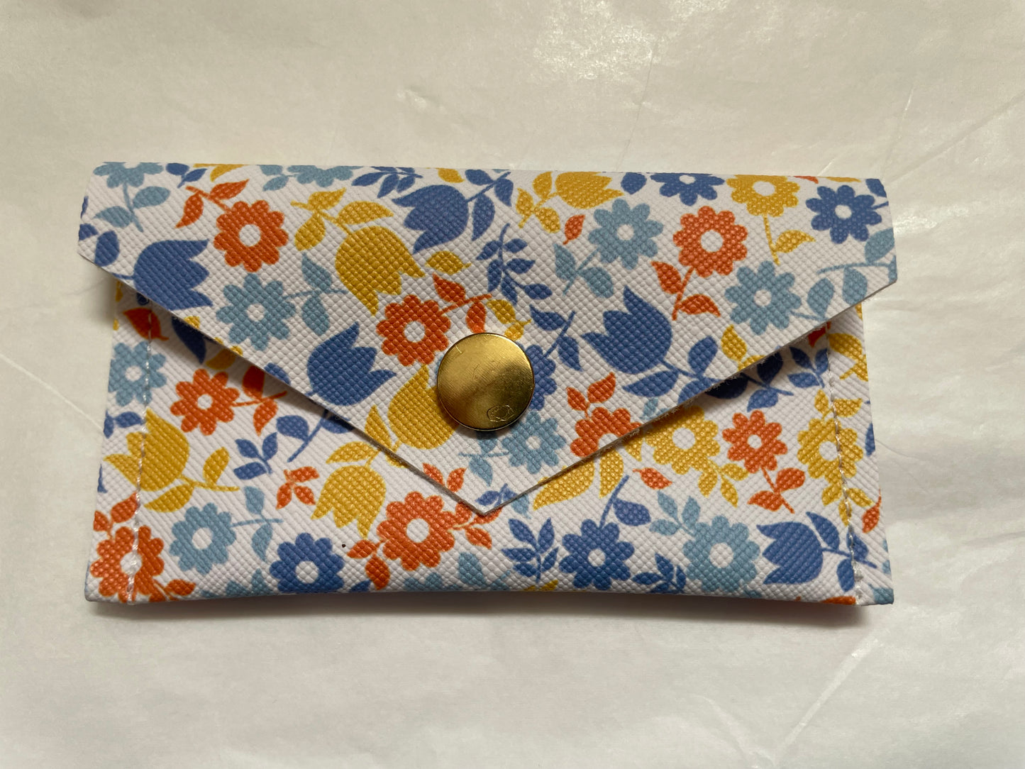 Handmade Floral Fold-Close Style Gift Card/ Business Card Holder