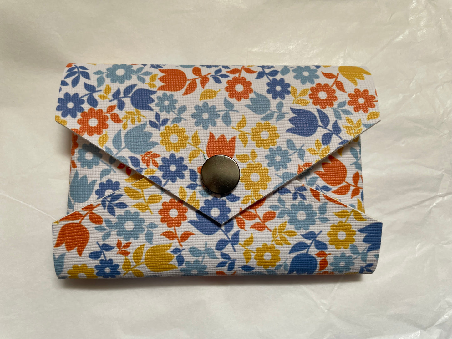 Handmade Floral Envelope Style Gift Card/ Business Card Holder