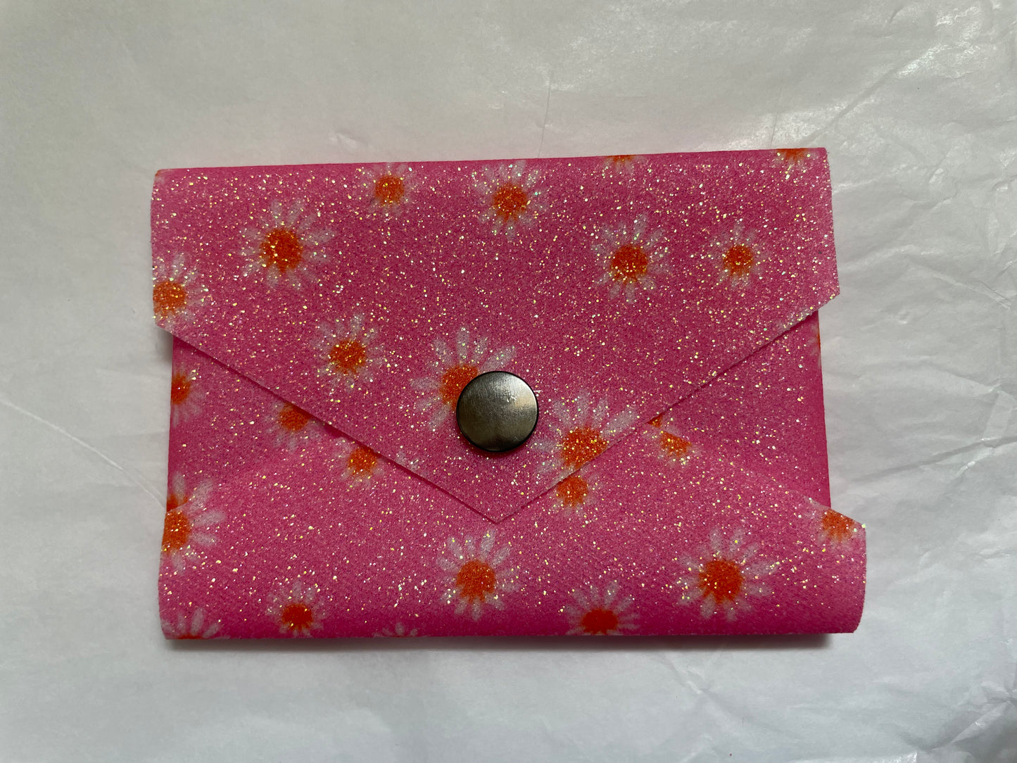 Handmade Floral Envelope Style Gift Card/ Business Card Holder
