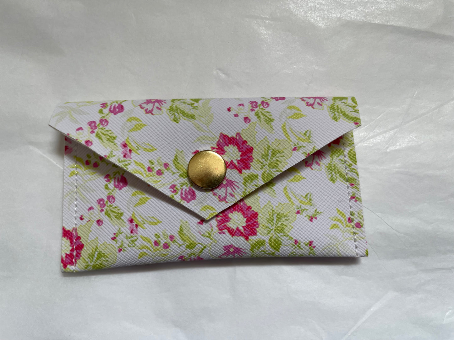 Handmade Floral Fold-Close Style Gift Card/ Business Card Holder