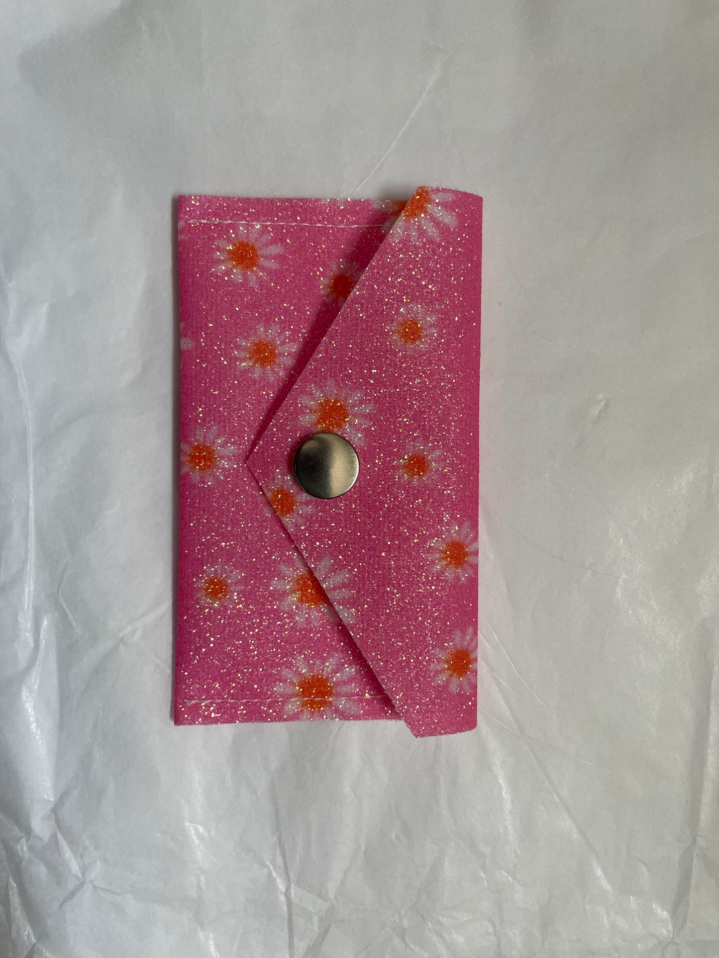 Handmade Floral Fold-Close Style Gift Card/ Business Card Holder