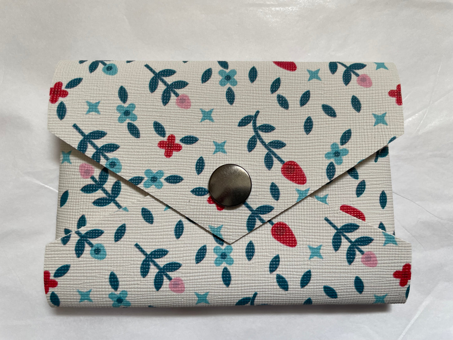 Handmade Floral Envelope Style Gift Card/ Business Card Holder