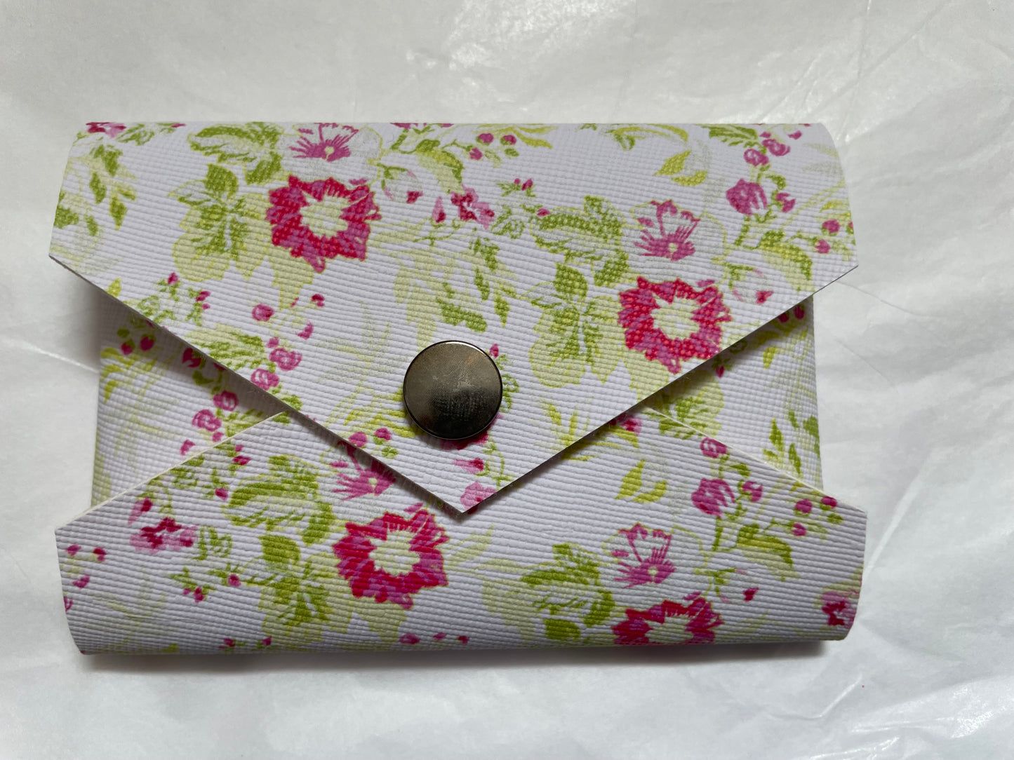 Handmade Floral Envelope Style Gift Card/ Business Card Holder