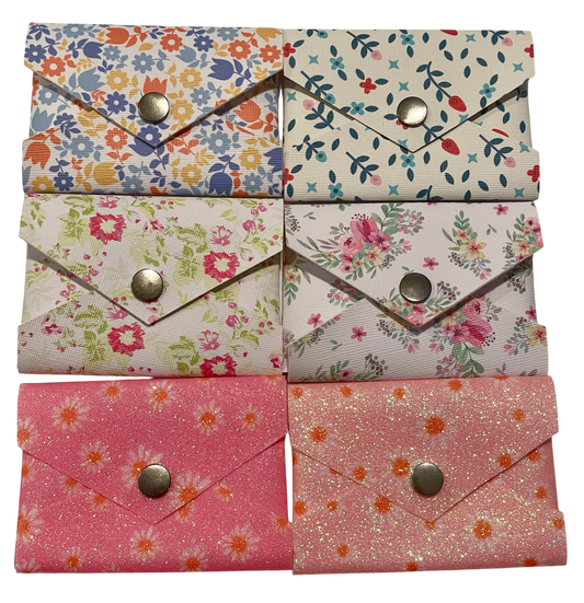Handmade Floral Envelope Style Gift Card/ Business Card Holder